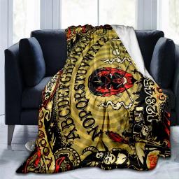 Premium Cat Skulls Board Throw Blanket, Decoração Home Gótica, Decoração Halloween, Cobertor De Bruxaria - Image 3