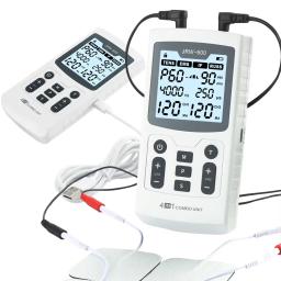 Estimulador muscular elétrico 4 em 1, dispositivo interferencial de fisioterapia de alta frequência, ems, ift, rUSs, dezenas, eletroestimulador de pulso - Image 4