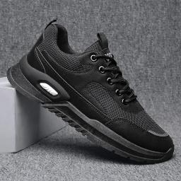 Homem moda tênis malha respirável homem tênis de corrida confortável esportes ao ar livre sapatos casuais tenis masculino 2024 - Image 3
