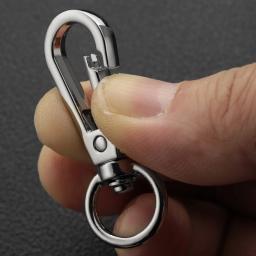 2/4/6 Pcs/Lote Giratória Loster Fechos Fivelas de Metal Clipe Keychain O Anel Snap Gancho Saco Collar Dog Handbag DIY Acessórios P035 - Image 4