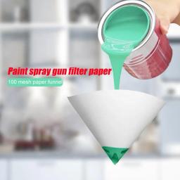 20-100 pces micron filtros de papel de pintura fina peneira malha filtro cone filtro funil líquido - Image 2