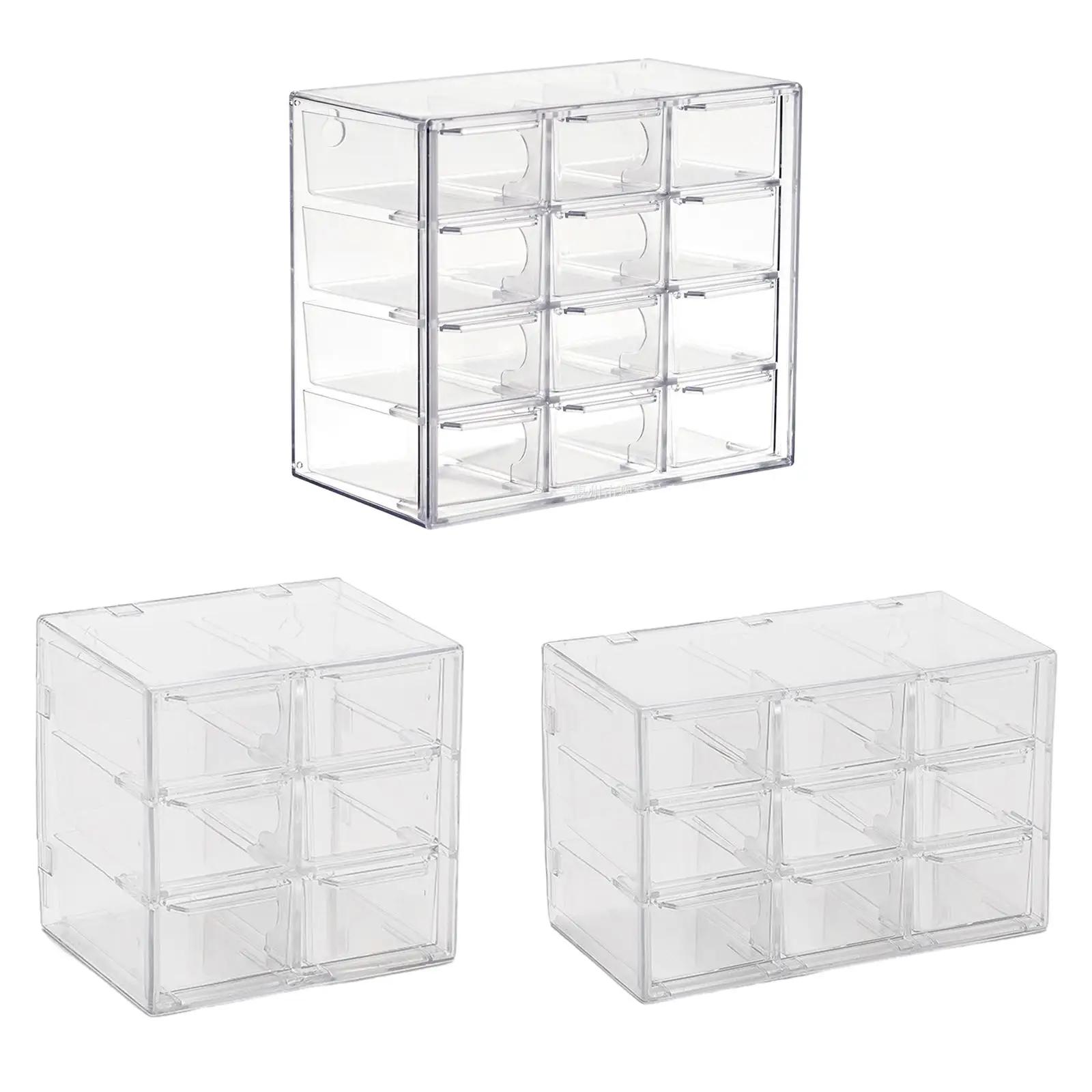 Organizador De Mini Gaveta Transparente, gavetas De Artesanato, Caixa De Armazenamento De Brinco - Image 1