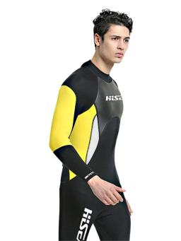 Wetsuit para homens hisea 3mm superior sup neoprene wetsuit mergulho terno para água fria snorkeling surf caiaque inverno uma peça quente wetsuit resistente ao frio maiô para calças de mergulho terno de mergulho - Image 2