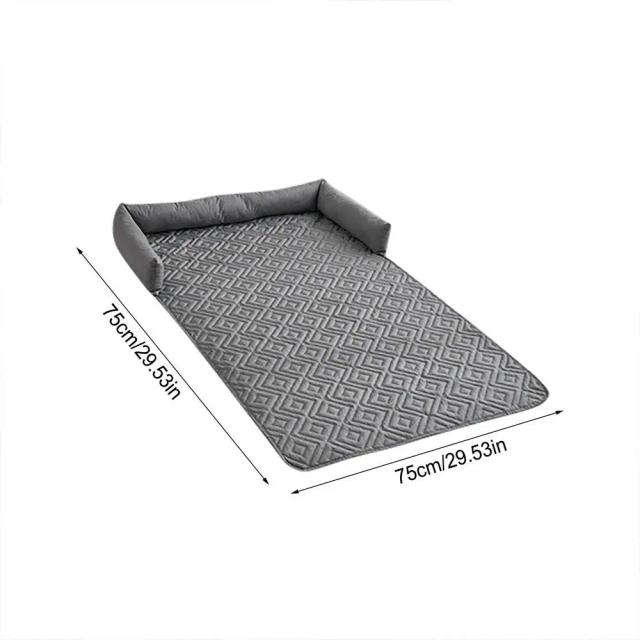 Tapete Impermeável Multifuncional para Cães Grandes e Gatos - Capa de Sofá, Cama Pet, Almofada com Apoio para Pescoço e Ninho Calmante para Viagens e Uso Interno
