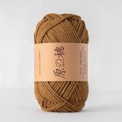 Linha de Algodão Redonda Oca para Saco de Crochê DIY - Cânhamo Grosso Médio, 100g, 2mm, Ideal para Artesanato e Trançados Manuais