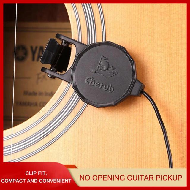Clipe WCP-60G para Captador de Guitarra Acústica e Ukulele - Ferramenta Musical Elétrica Ideal para Violinos e Afinação