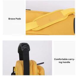 Grande Capacidade Flauta Saco De Armazenamento, Viajando, Splashproof Carrying Pouch, Protector, Instrumento De Música, Acessório, 16, 17 Buraco - Image 6