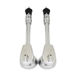 Conjunto de bateria com suporte inferior perna para bumbo, foot spurs, pernas, acessórios de percussão, peças de instrumentos musicais, alta qualidade, 2 pcs - Image 3