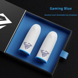 Luvas do dedo do jogo para jogos móveis 0.25mm fibra de prata de vidro sem costura polegar fingertip capa anti-suor para - Image 5