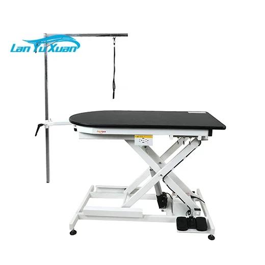 Mesa de Elevação Elétrica Shernbao FT-808PR para Preparação de Cães - Design Baixo e Semicírculo