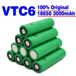 100%. novo. original. rechargeabie. vtc6.3.7v. 3000mah. li-ion. battery.18650 para us18650.vtc6.30a brinquedos lanterna. ferramentas .. - Image 1