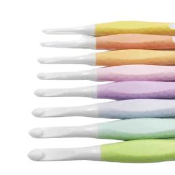 Agulhas de tricô com alça antiderrapante macia, Agulha de crochê, Camisola de tecelagem e costura, Punho plástico, 8Pcs - Image 5