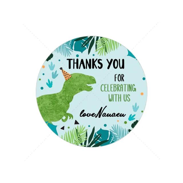 Etiquetas Personalizadas para Aniversário do Menino T-Rex: Decoração e Nome para a Escola Parque Jurássico