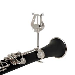 Trompete portátil Marchando Lira Clarinete, Clipe de partitura, Braçadeira de ferro com suporte com borracha, Acessórios Music Stand - Image 2