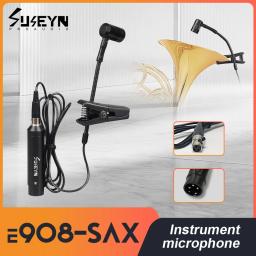 Profissional Saxphone Instrumento Microfone, E908 Saxofone, Trompete e Tuba - Image 1