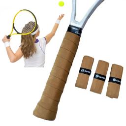 Substituição À Prova de Choque Polonês Badminton Squash Raquete Inner Overgrip De Tênis, Imitação Couro Raquete Punho Aperto - Image 1