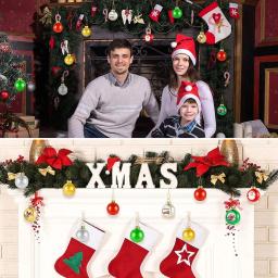 6cm/8cm sublimação bola de natal 6 pçs personalizado em branco consumíveis suprimentos transferência térmica impressão diy natal decora - Image 6