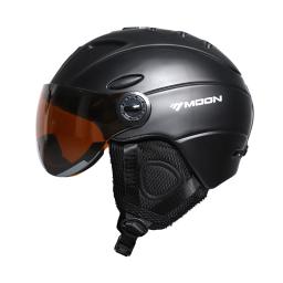 LUA-Capacete de esqui com viseira, óculos moldados, esportes ao ar livre, snowboard, skate, equipamento de capacete - Image 6