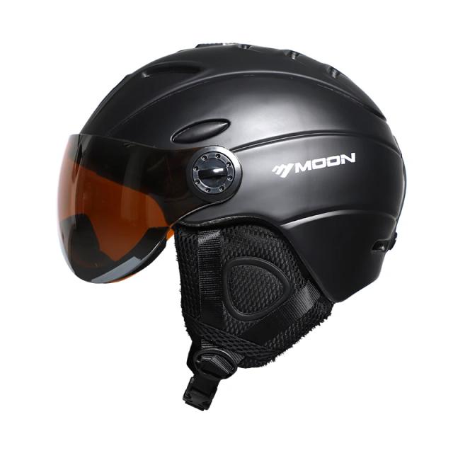 Capacete Luna com Viseira para Esqui e Snowboard – Ideal para Esportes ao Ar Livre e Skate