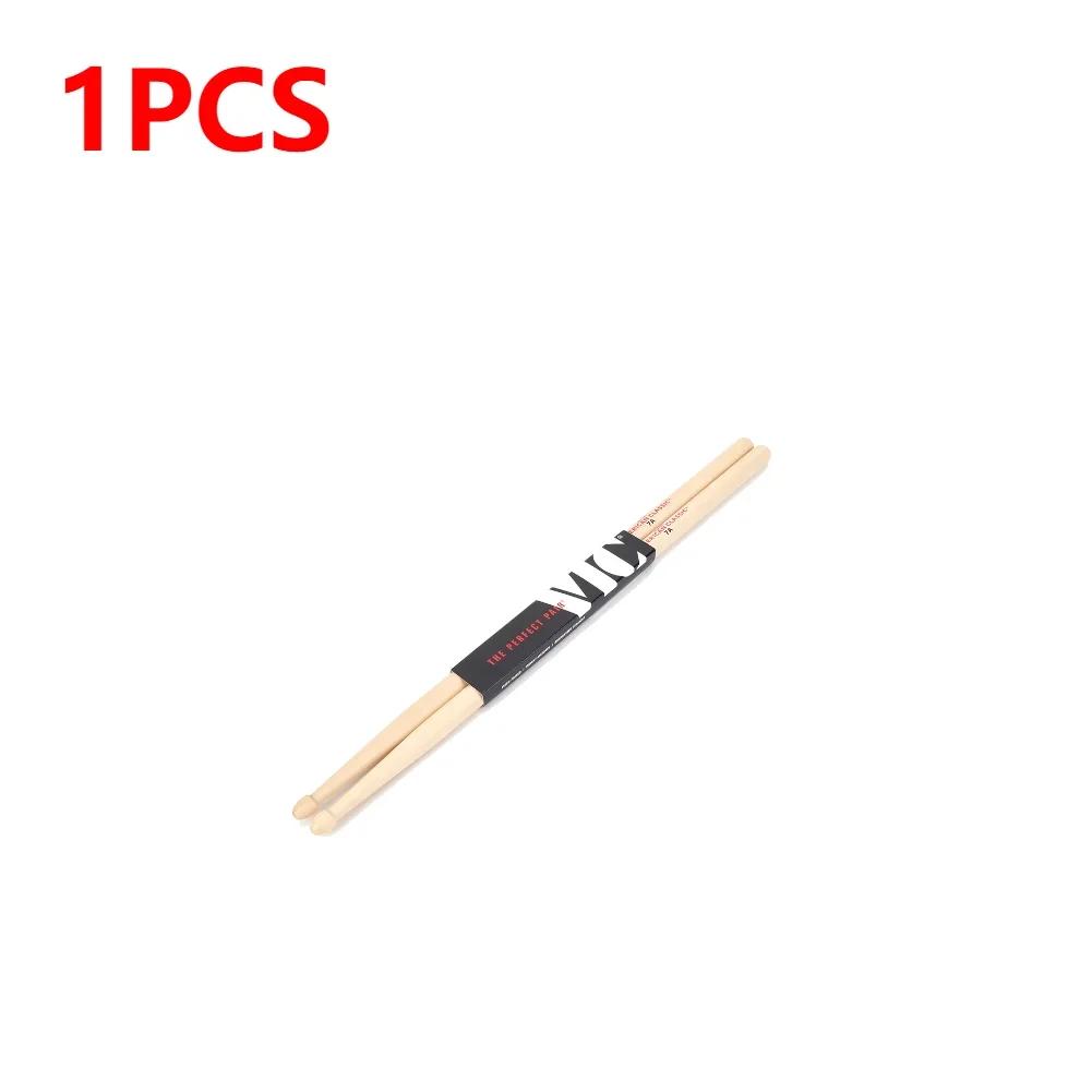Baquetas de ponta de madeira para bateria acústica ou eletrônica, peso durável e Pitch, americano, 5A, 7A, 2pcs - Image 1