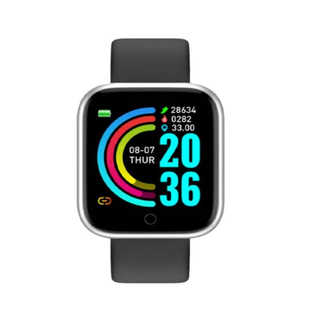 Smartwatch Y68 D20 Player de Música Fitness Monitor de Sono