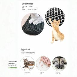 Tapete de lixo grande gato, caixa impermeável dupla camada Pet Litter, WC Pet, areia antiderrapante, lavável limpo - Image 4