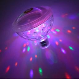 Subaquática LED Disco Luz, Flutuante Lâmpada, a pilhas, Multi Color, Glow Show, Piscina, Banheira de Hidromassagem, Spa - Image 5