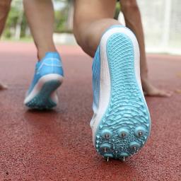 Tênis Atlético Velocidade para Homens e Mulheres, Campo de Atletismo, Pipoca, Mid Sole, Spikes, Sprint, Profissional, Unhas, Curto, Corrida, Treinamento - Image 6