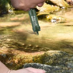 Mini filtro de água para purificação de acampamento, canudo portátil para caminhadas ao ar livre, purificador de água para sobrevivência ou suprimentos de emergência - Image 5