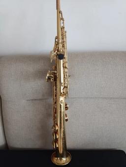 Original Japão saxofone soprano, instrumentos de sopro com caso, platina, ouro, Bb, 82, 82z, 1 :1 - Image 2