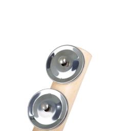Única linha madeira mão sino para crianças, ritmo e Orff, brinquedo intelectual, instrumento de percussão, presente, 2 sinos, 3 sinos, 6 sinos - Image 6