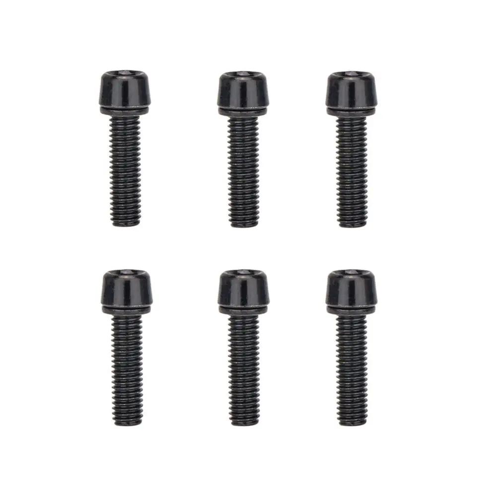 Parafusos de aço inoxidável Stem, Riser Parafusos, Anexos de bicicleta, Road Bike, Guiador Riding, M5 x 18mm, 6Pcs - Image 1