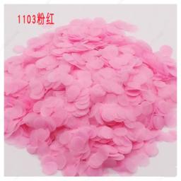 Redonda Confetti Tissue Paper, biodegradável, adequado para o casamento e festa de aniversário Decoração, Balão Jogando Suprimentos, Mix Color, 1cm, 1000pcs por saco - Image 3