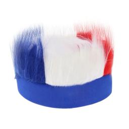 Leve Headband esportes com cabelo, peruca respirável, Bandeira França Padrão, Fã de futebol, Moda - Image 3