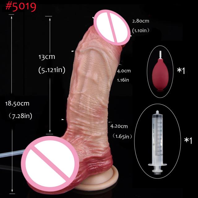 Faak Pênis Realista Cavalo Silicone Ejaculando Vibrador com Sugador 30cm