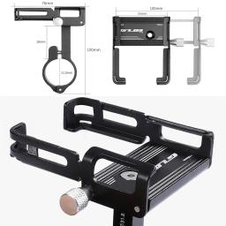 Gub-suporte do telefone móvel para bicicleta, liga de alumínio, navegação, acessórios do ciclismo, mtb - Image 2