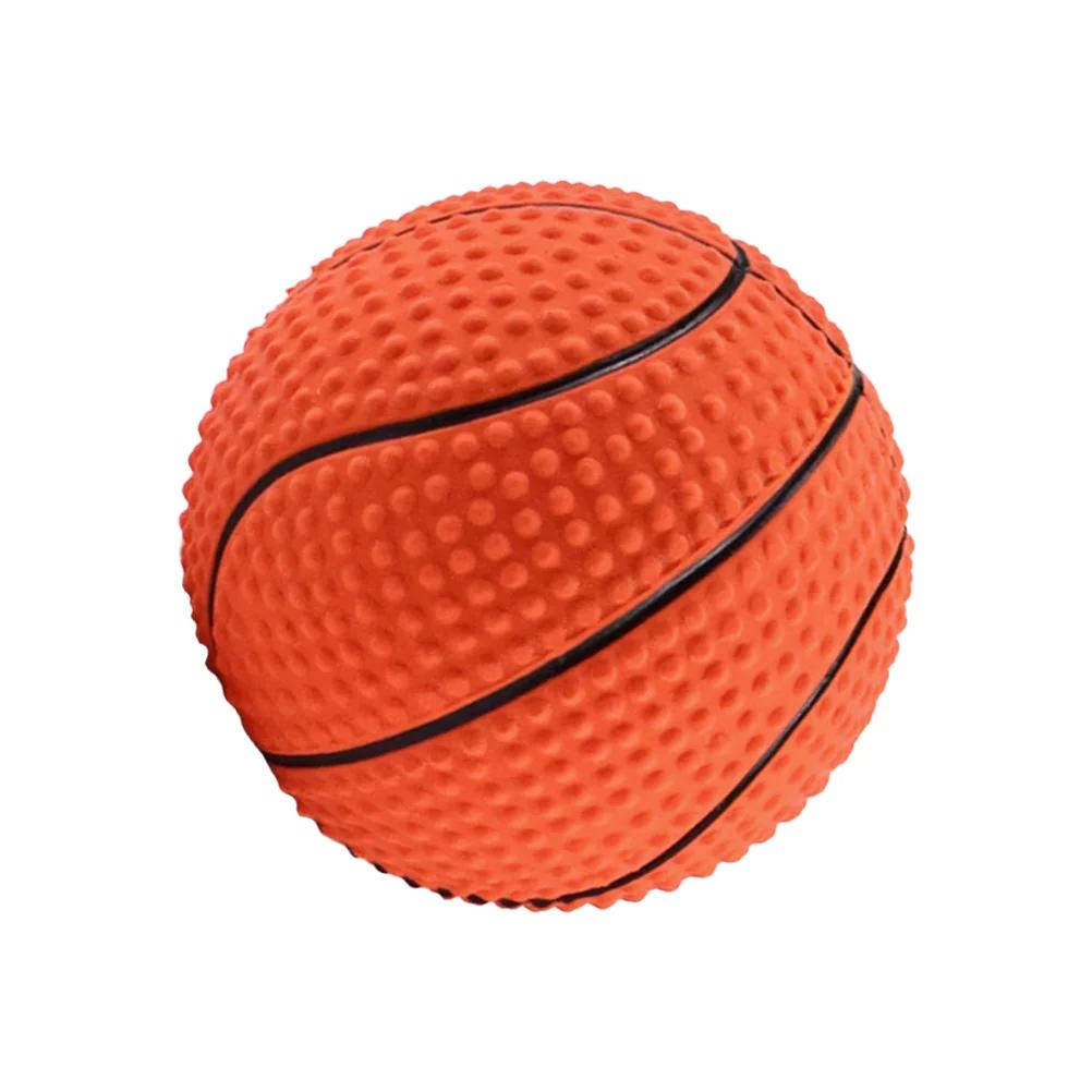 Brinquedo de basquete para animais de estimação, brinquedos para cães pequenos, suprimentos de som, prático, molar esférico, macio, interativo, mastigação, mordaça, linda emulsão - Image 1