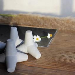 Molde De Silicone Para Enfeites De Concreto, Bloco De Onda, Artesanato Do Mar, Cone De Quatro Pés, Moldes De Gesso, Vela Criativa Geométrica, Fazendo Suprimentos - Image 6