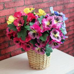 10 cabeças de flores artificiais de seda, buquê de flores para casamento, decorações criativas de interiores para casa - Image 1