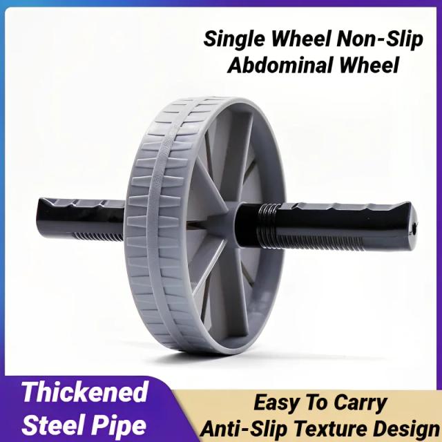 Roda Abdominal Forte Rolamento 130kg Antiderrapante Silenciosa