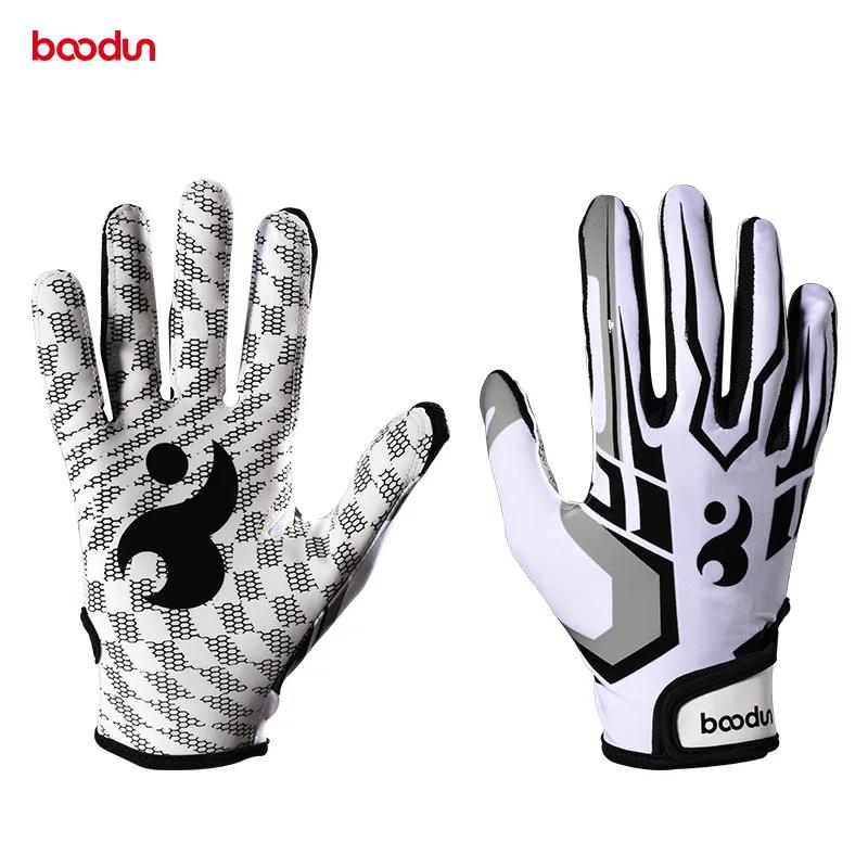 1 par profissional luvas de rugby dedo cheio anti derrapante gel beisebol luvas de futebol americano ao ar livre luvas esportivas para homens - Image 1