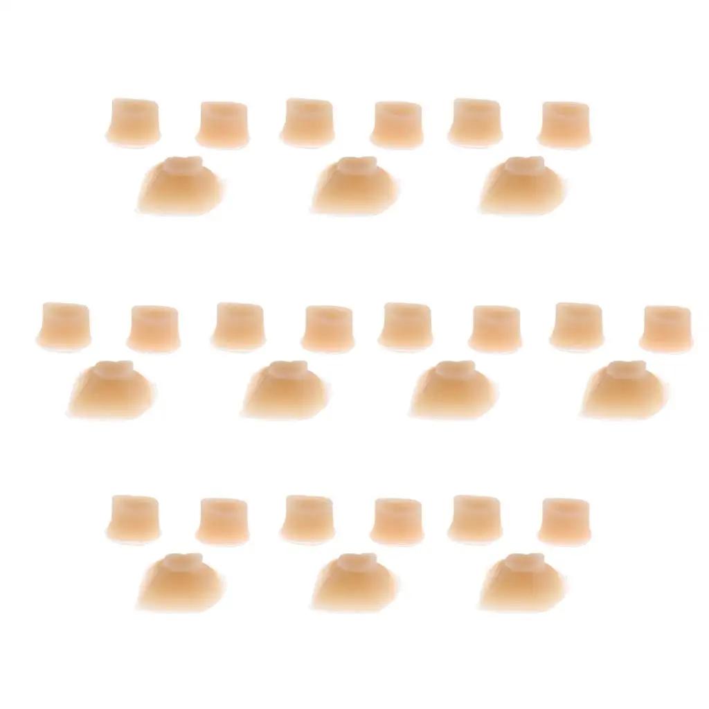 Piccolo Rubber Flute Pads, Flauta Reparação Acessório para Amantes Musicais, 10 Conjuntos - Image 1