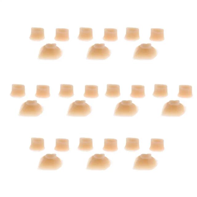 Conjuntos de 10 Almofadas de Borracha Piccolo para Flauta - Acessório Essencial para Reparação Musical