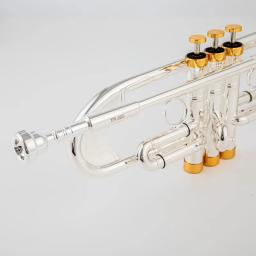 Trompete banhado a prata bocal, trompete, instrumento musical, TR600, grau profissional, novo - Image 2