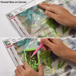 Diamante Mosaico Pintura Ponto Cruz, Jesus Deus Citações Inspiradas, Provérbios Âncora, DIY Diamante Bordado, Decoração Para Casa - Image 2