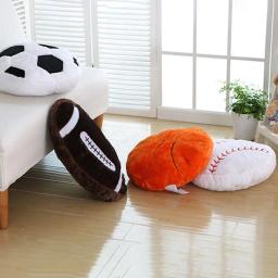 1pc macio de pelúcia sofá almofada almofadas de esportes almofada para sala de estar decoração de casa criativa basquete futebol-em forma de presentes almofada - Image 5