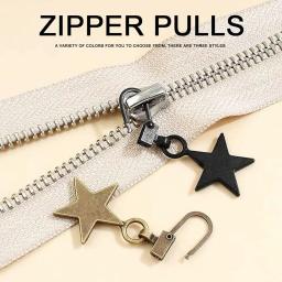 5 pçs destacável bagagem zíper puxa zíper guia substituição para pequenos furos zíper puxar para jaqueta bolsas mochilas mala - Image 2