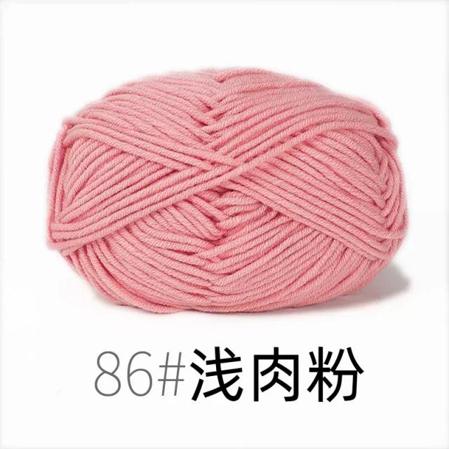Fio de Algodão 4Ply para Tricô e Crochê - Ideal para Chapéus, Suéteres e Bonecas - Pacote de 50g com Cores Artesanais