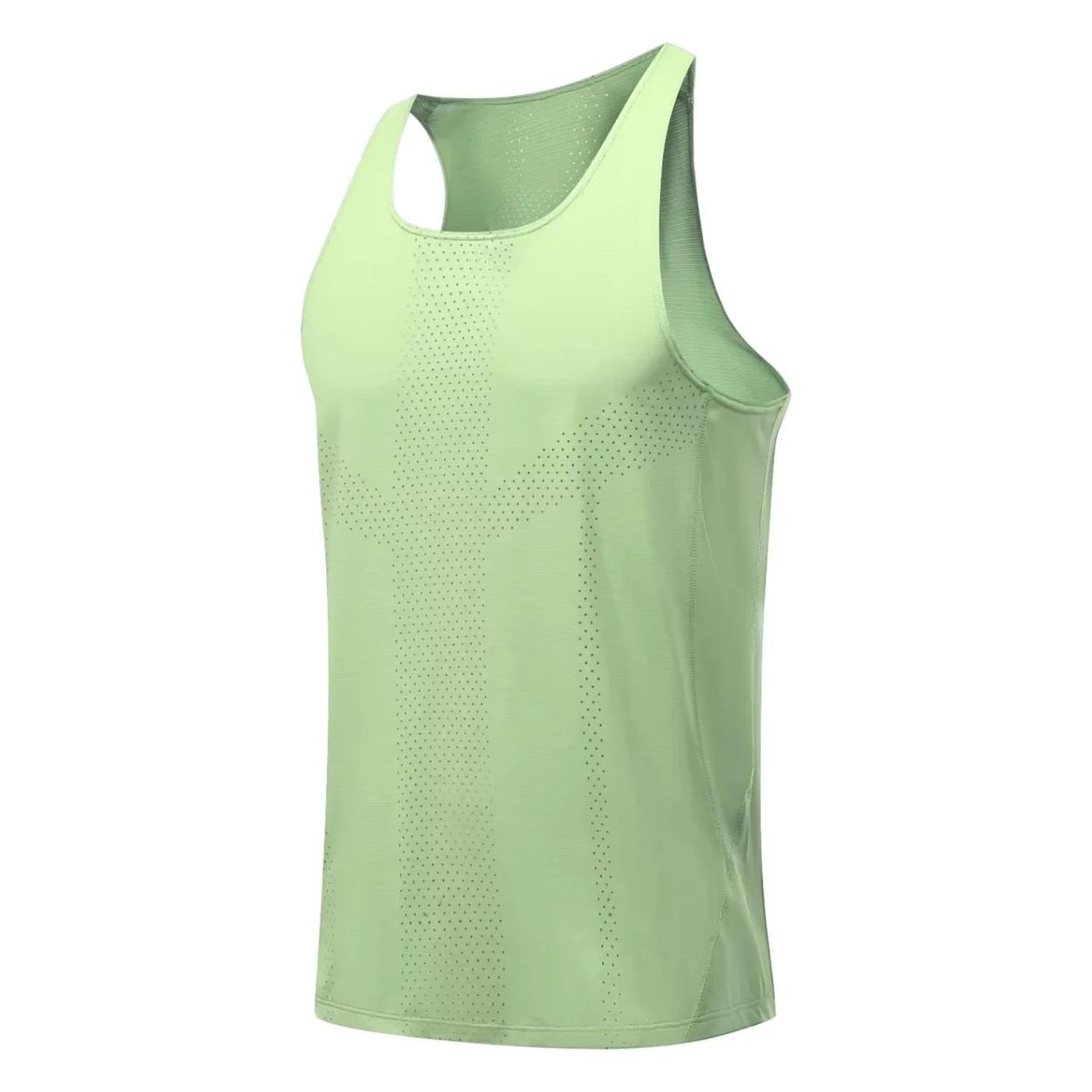 Homens e Mulheres de Atletismo Regata, Colete Running, Speed Sports, Ginásio Camisas de Fitness, Roupas sem mangas, Atleta, Track Field Singlet - Image 1