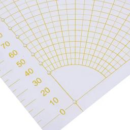 Setor acrílico transparente retalhos régua de corte de medição, ferramentas de desenho diy costura e estofamento - Image 6